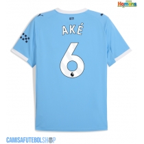 Camisa de time de futebol Manchester City Nathan Ake #6 Replicas 1º Equipamento 2025-26 Manga Curta